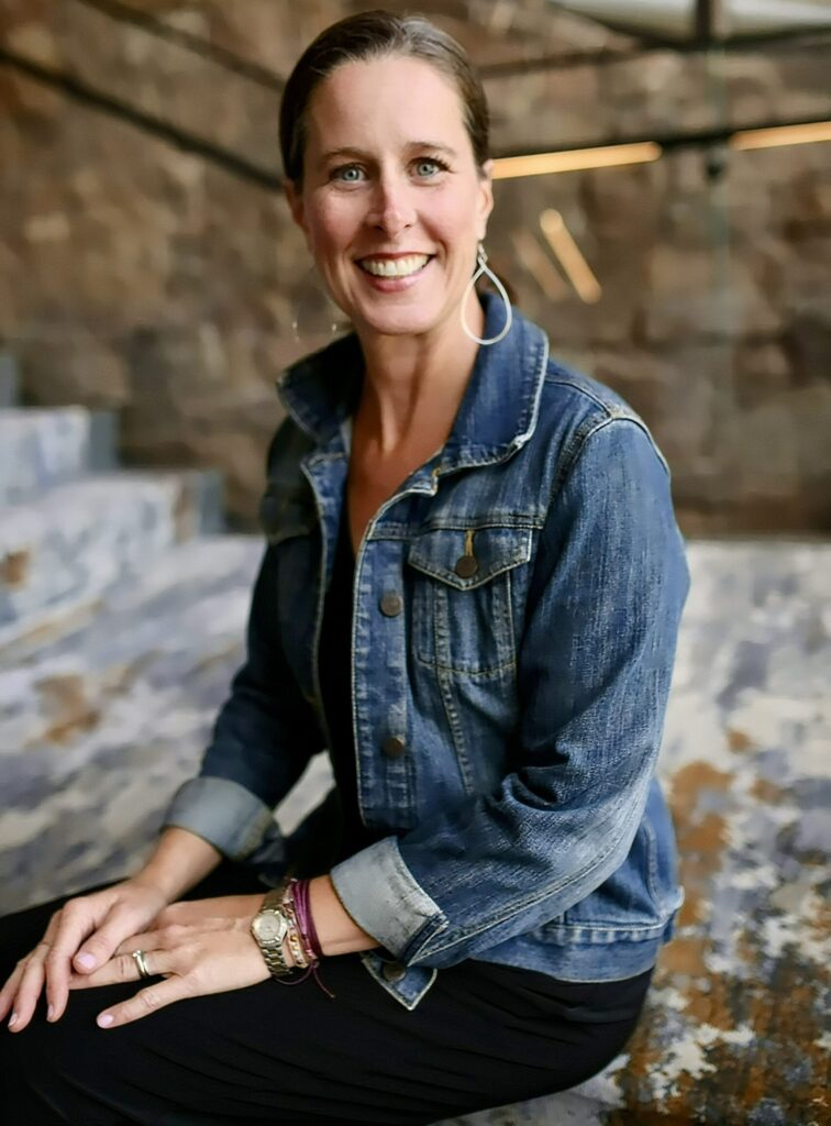 Montana Life Coach Christine Seager sitting happily outside